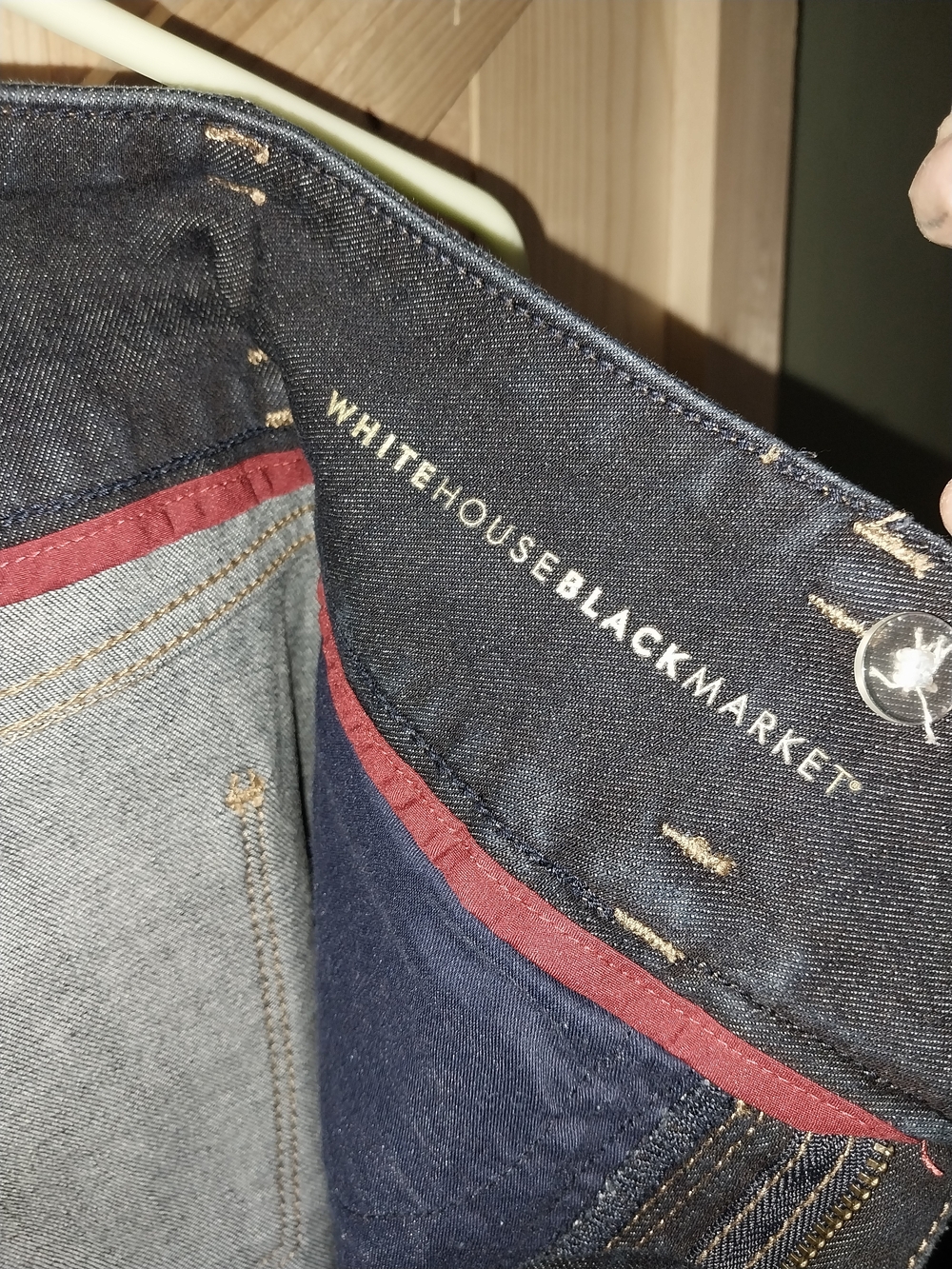 WHBM, The Sculpt, Dark Indigo Women’s Skinny Flare Jeans - Picture 6 of 7